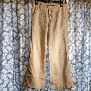 Anthropologie Pilcro size 2 wide leg tan pants